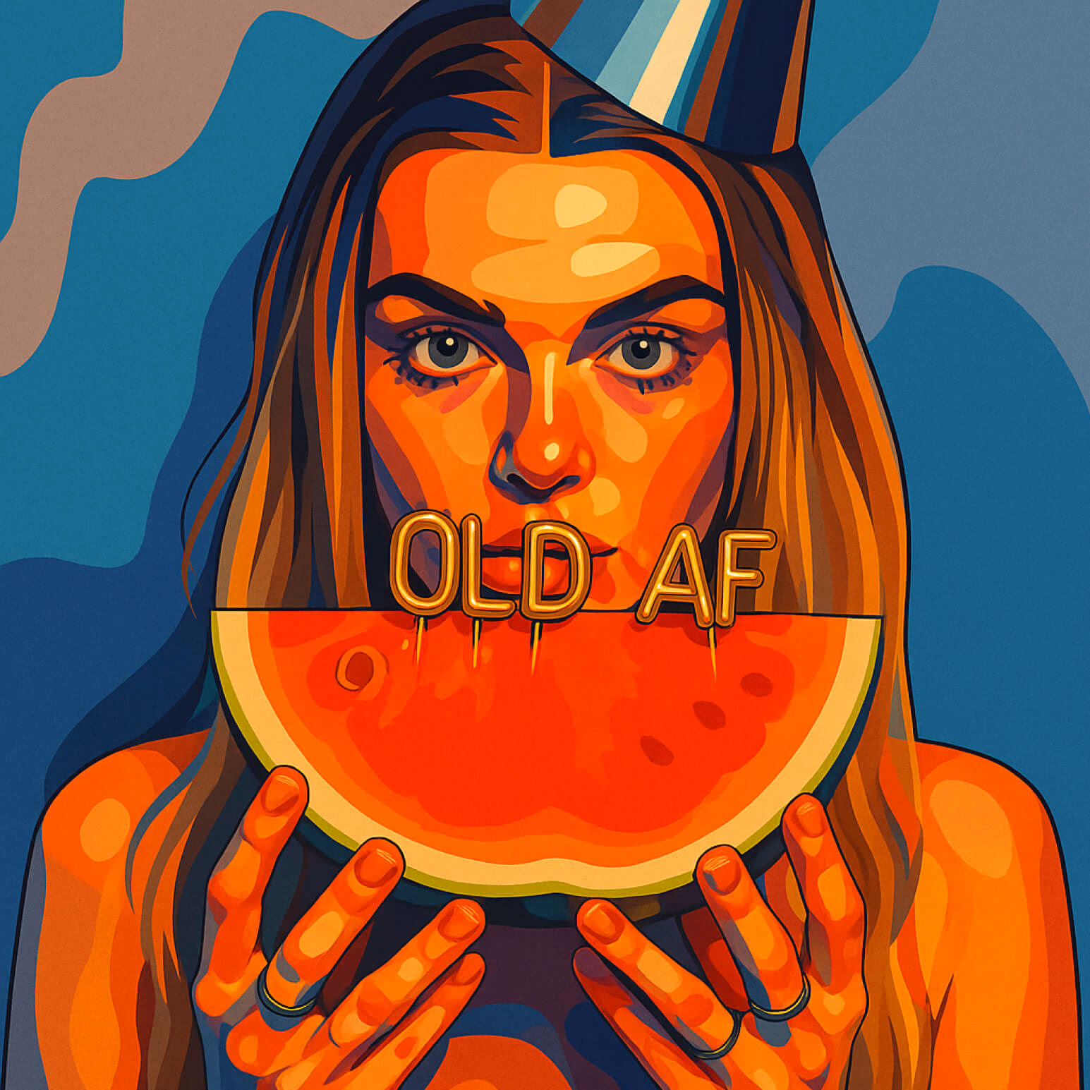 AI-generated art preview
